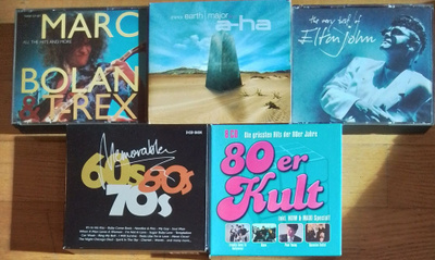 5 x cd boksi