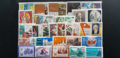 CCCP NEUVOSTOLIITTO 60-luku LEIMATTUJA postimerkkejä 31 kpl