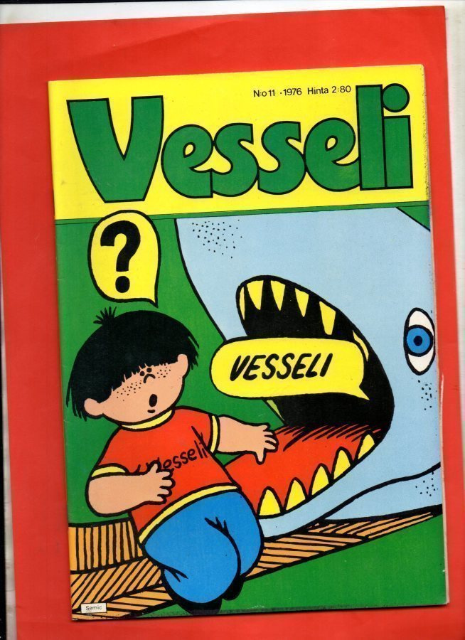 VESSELI n:o 11 1976  Sarjakuvia.