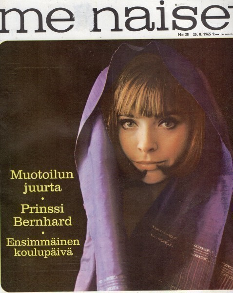Me Naiset n:o 35 1965 Muotoilun juuria. Sylvia Österberg.