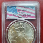 2001 Silver eagle, WTC Ground Zero, PCGS slabissa - pikkukuva 1