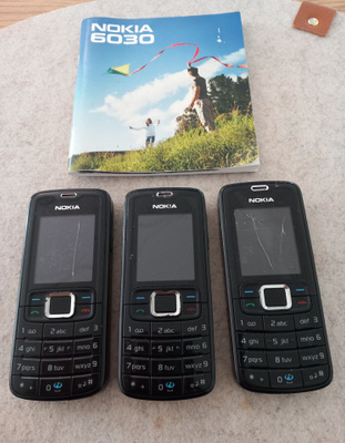 3kpl Nokia 3110 Classic ja 6030 ohjekirja