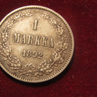 1 markka 1892 - pikkukuva 1