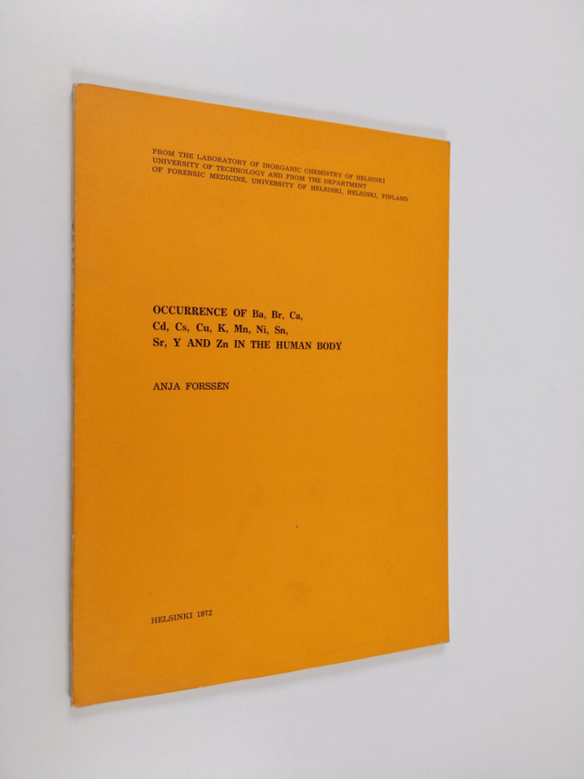 Anja Forssen : Occurrence of Ba, Br, Ca, Cd, Cs, Cu, K, M...