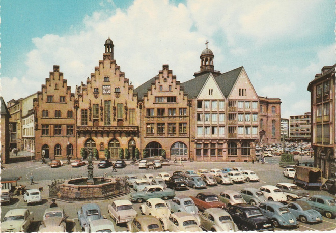 Postikortti, SAKSA, FRANKFURT/MAIN vanha kortti 1960 luvulta