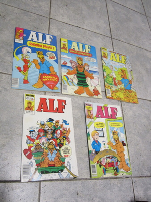 ALF - 5 SARJAKUVAA 1990  1,,2,,4,,5,,6