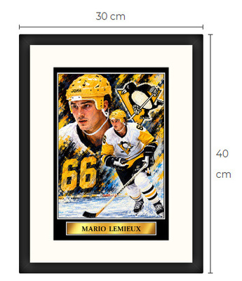 Uusi Mario Lemieux art print Limited Edition 30 cm x 40 cm