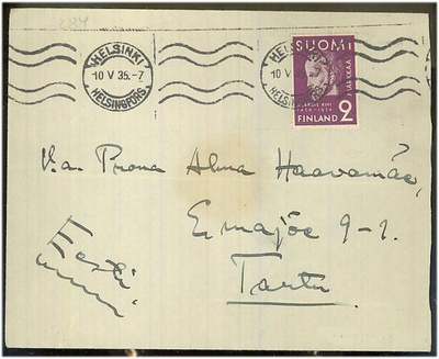 1934 Kivi kirje Viroon
