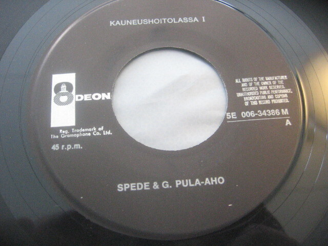 7" - Spede & Pula-Aho - Kauneushoitolassa I & II