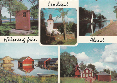 KIRKKOKORTTI - ÅLAND - LEMILANDIN KIRKKO - 1