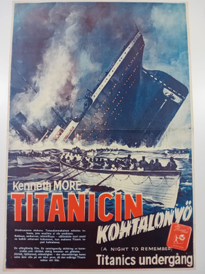 Titanicin Kohtalonyö elokuvajuliste