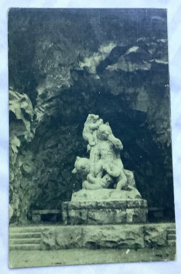 Karhunpatsas Aulangossa Hämeenlinna 1930