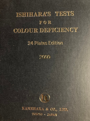 ISHIHARA’S TESTS FOR COLOUR DEFICIENCY