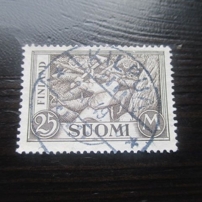 Yleismerkki Puunkaataja 25mk 1930