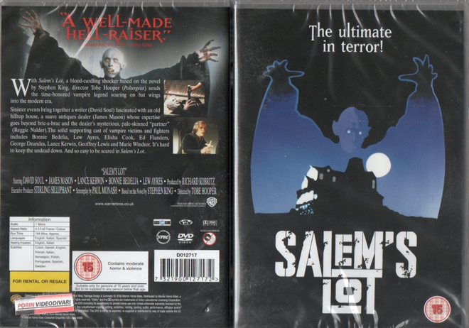 Salem´S Lot	(19 592)	UUSI	-GB-	DVD		(2)	david soul	1979