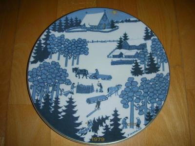 Arabia joululautanen 1979