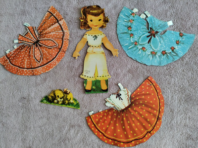 Paperinukke Lindy Lou 1940-50-luku