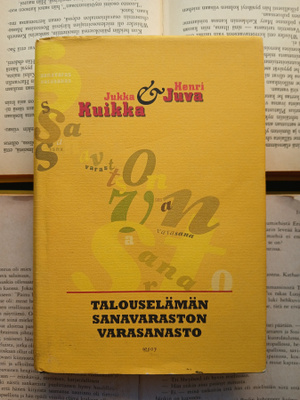 Juva; Kuikka - Talouselämän sanavaraston varasanasto