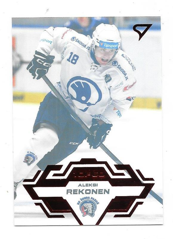 2023-24 Tipsport RED #214 Aleksi Rekonen Plzen ex Ässät /60