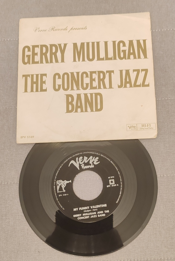 Gerry Mulligan And The Concert Jazz Band 7"EP