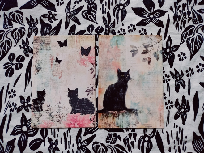 ~Kissa kortti~ 2kpl