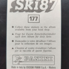 1987 Panini Ski #177 Marja-Liisa Kirvesniemi - pikkukuva 2
