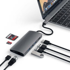 Satechi USB-C-Hub, 6 porttia, muistikortinlukijat SIS POSTI - pikkukuva 1