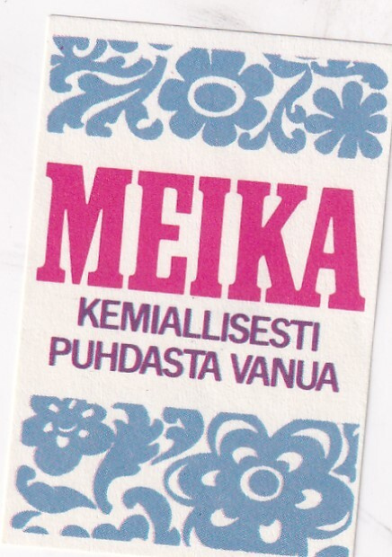 MEIKA , Kemiallisesti puhdasta vanua    s17
