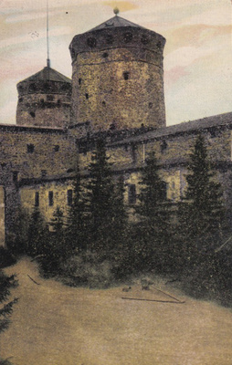 Savonlinna. Olavinlinna , wanhakortti b481