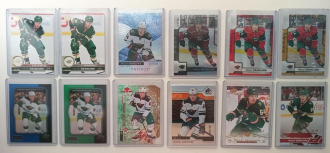 Mikael Granlund numeroituja alk. 3 €/kpl