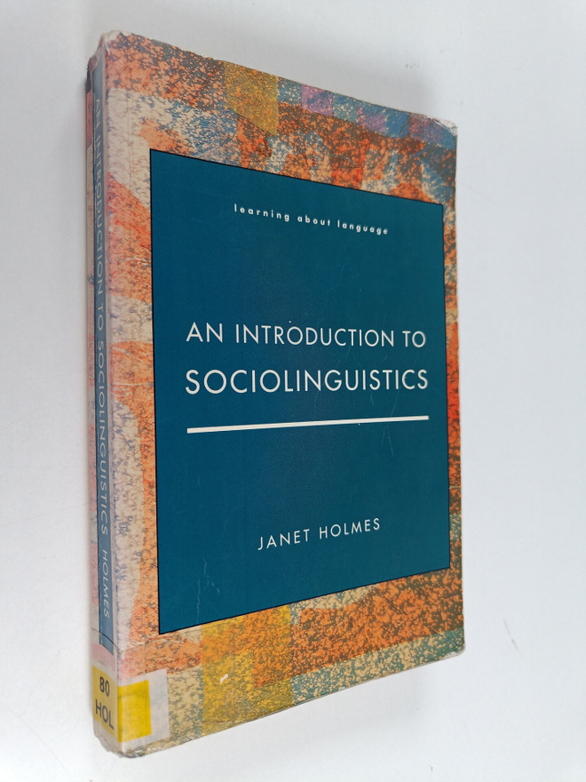 Janet Holmes : An introduction to sociolinguistics