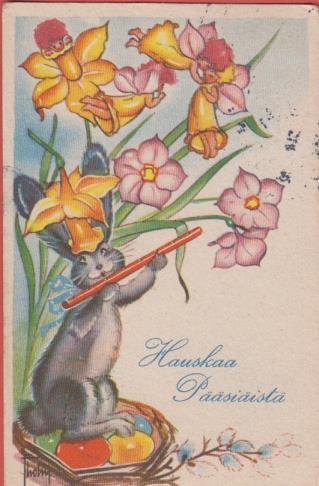 I Fagerholm Jänis soittaa huilua