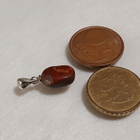18k Valkokulta Gold plated Jasper kivi riipus - pikkukuva 3