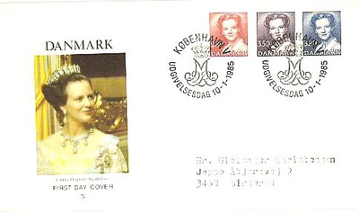 Tanska Mi 753-5 FDC