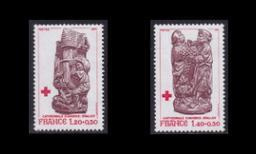 Ranska 2231-2A ** Punainen Risti ( 13) (1980)