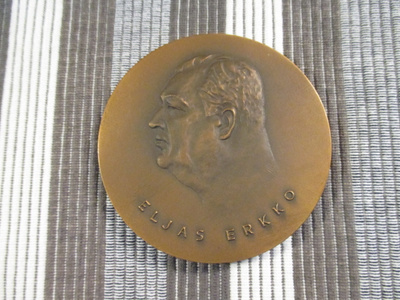 Eljas Erkko 70 V mitali /Kalervo Kallio 1965.