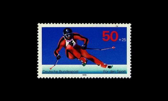 Saksa 958 ** Urheilu, alppihiihto (1978)