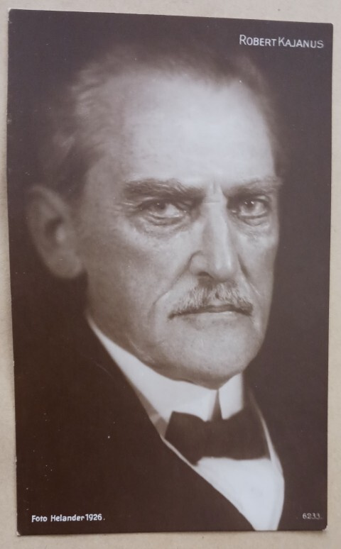 Robert Kajanus - säveltäjä, kapellimestari, musiikkiorganis.