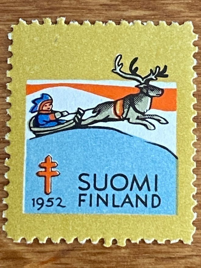 JOULUMERKKI LAPIN POIKA 1952**