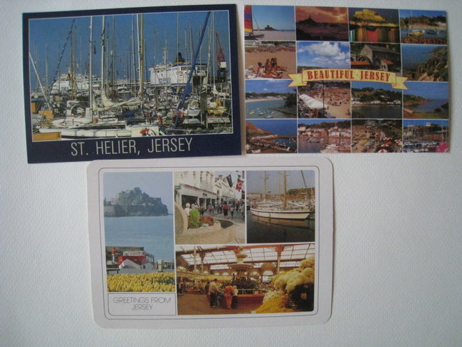 Jersey St. Helier – 3 maisemakorttia
