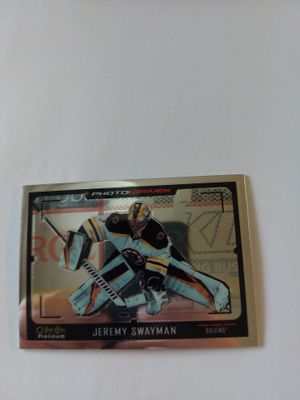 21-22 O-Pee-Chee Platinum Photo Driven #PD15 Jeremy Swayman