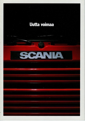 Scania mallisto -esite, 1988