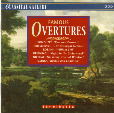 Famous Overtures - Kuuluisia alkusoittoja -  CD