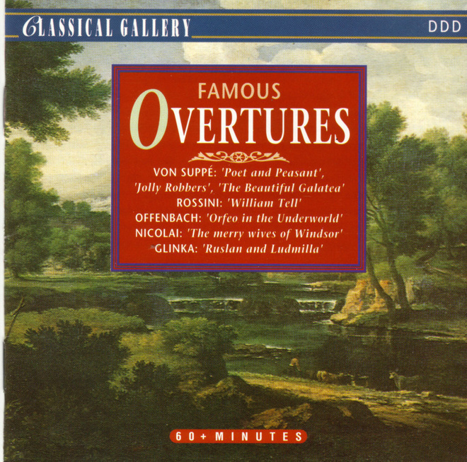 Famous Overtures - Kuuluisia alkusoittoja -  CD