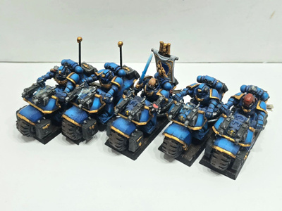 WH40K - 5kpl Space Marine Bikes [K178]