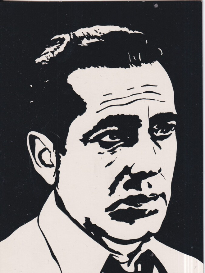Humbrey Bogart ,by Jytte Mörch,  filmitähti .  Star.  e150