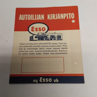 ESSO, AUTOILIJAN KIRJAPITO -LEHTINEN - pikkukuva 1