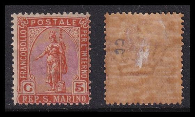 San Marino 33 * Vapauden jumalatar 5 C (1899)
