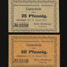 Saksa Notgeld 25, 50 Pfennig, Aidenbach 15.1.1917 - pikkukuva 1