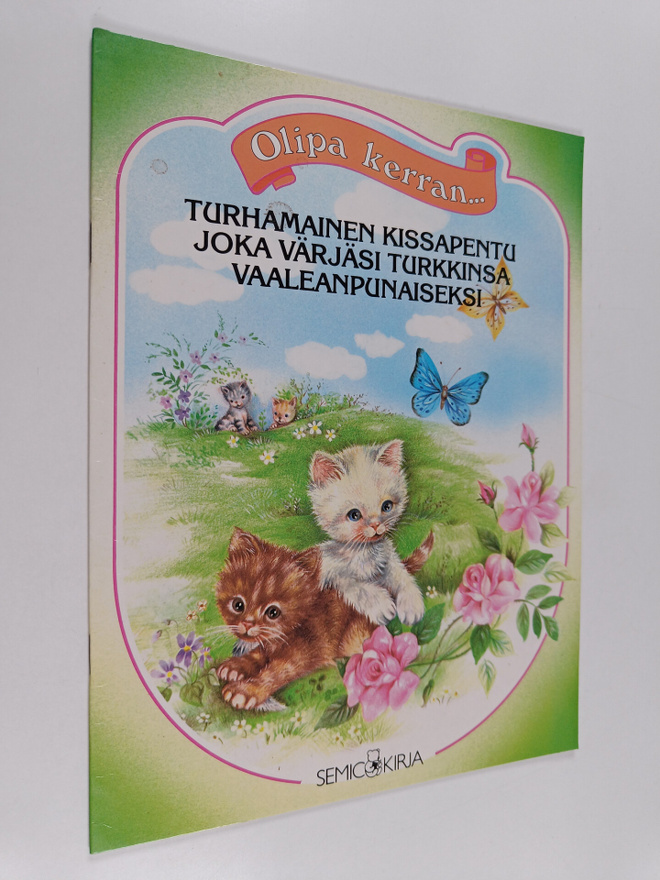 Turhamainen kissanpentu joka värjäsi turkkinsa vaaleanpun...